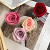 24pcsbox bevarade blommor Eternal Life Flower Rose in Box Immortal Mothers Day Present Material Present Box Diy Level B 23 210317