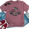 Parkta bir yürüyüş mektup harajuku baskı kadın t gömlek sevimli dinozor kafa grafik tişört kadın vintage t-shirt 210623