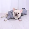 Klasik Yansıtıcı Pet Mont Köpek Giyim Moda Mektubu Flora Baskı Evcil Ceketler 2 Renkler Rüzgar Geçirmez Bulldog Schnauzer Coat