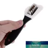 Brosse de nettoyage de chaussures en daim et gomme en caoutchouc, ensemble de nettoyeur de chaussures noir en forme de S pour chaussures de bottes en daim Nubuck