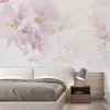 målade blomma väggmålning