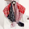 Printemps femmes grand carré 100% soie naturelle enveloppes de luxe châles foulard cou Bandana femme foulard