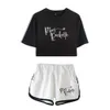 2020 Piper Rockelle Merch two piece set Women Piper Rockelle Cool Print shorts Summer Soft Elastic Waist Hot Shorts X0428