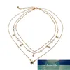 ToCona Charm Shiny Gem Crystal Star Bead Chain Kwastje Hanger Multilayer Clavicle Neckace Dames Boho Gold Party Sieraden Gift6568 Factory Prijs Expert Design