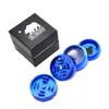 2022 new Quality 2.08"/53MM CNC Aluminum Tobacco Herb Grinder Spice Crusher 4 Piece with Pollen Catcher customize logo