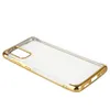 Luxury 3 in 1 Soft TPU Clear Plating Cases For iPhone 12 Pro Max Samsung S20 FE Ultra A42 5G A01 Core A11 A21 A31 A51 A71 A81 A91 M21 M31 M51 cover case