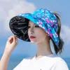 2021 womens beach big brim summer travel sunscreen hat travels vacation fashion wild sun hats with box