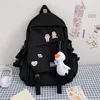 Stuffa di scuola di nylon kawaii impermeabile femminile di moda per adolescenti ragazze college laptop mocchila simpatico zaino femminile5806191