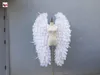 New Arrival Creative Wedding Photo Backdrop Decor shooting Props Pure Handmade Women Large Ostrich Feather White Fairy Wings 110*150CM