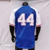 Hank Aaron Jersey Retro Baseball 1963 1974 Hall Of Fame 715 Naszywka Zipper Pullover Button Home Away Biały Czerwony Kremowy Niebieski