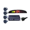 Ny uppdatering Bil Auto Parktronic Led Parkeringssensor med 4 sensorer Backup Bilparkering Radar Monitor Detektor System Bakgrundsbelysning Display Bil