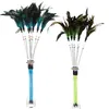 Giocattoli per gatti Pet Feather Spring Stick Teaser Kitten Interactive Bell Rod Bacchetta che gioca Toy294j