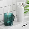 Soporte para cepillos de dientes ZL0432 Ligero Lujo Resistente al desgaste Durable Taza para cepillos de dientes Vaso para baño Taza para cepillos de dientes Tazas para enjuague bucal Tazas para la boca Almacenamiento de pasta de dientes