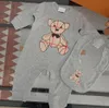 Macacão de designer casual recém-nascido conjunto babador bebê meninos meninas macacão infantil roupas crianças macacão da criança macacão criança bodysu2963960