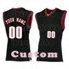 Mens Custom DIY Design Personlig Rund Neck Team Basketball Jerseys Män Sport Uniforms Stitching och skriva ut några namn och nummer Stripes Red Black White 2021
