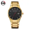 Hommes Top Marque De Luxe Quartz Étanche Creative Montres Hommes En Acier Inoxydable Bande Date Calendrier IP Placage Sous Vide Reloj Hombre 210527