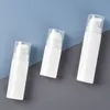 5ml 10ml 15ml White Airless Lotion Pump Bottle Empty disposable Sample and Test Container Cosmetic Packaging bottles tube2516284