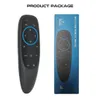 2.4g wireless Bluetooth Air Mouse 6-Axis Gyroscope 17 Keys Smart Remote G10BTS for android tv box x96 air x88 pro etc
