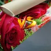 3d modern digital tryckning tapet romantisk vacker lilja blomma växt dekoration silke foto anpassad inredning sovrum TV bakgrund