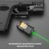 USB-wiederaufladbares grünes Laservisier mit konstanter Impulsausgabe, montierter Picatinny-Schiene