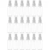 30ml 1oz frascos de pulverização plásticos plásticos frascos portáteis de viagem vazio recarregável névoa reutilizável recipiente de pulverizador