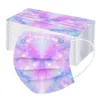 Designer Masks Tie-Dye Disposable Gezichtsmasker Voor Kinderen Volwassen Ademend Earloop Shield Boys Meisjes HH21-514