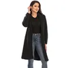 Automne Hiver Long Teddy Manteau Femme Fausse Fourrure Manteau 2020 Femmes Chaud Dames Fourrure Veste Femme Peluche Teddy Manteau Plus Taille Vêtements D'extérieur Y0829