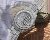 TWF Montre de Luxe 40mm Luxury Mens Watch Cal.2824自動機械運動防水904Lスチールマンウォッチフルアイスディオマンドファッション腕時計