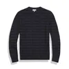 Men's Sweater Polo Crocodile Warm Pullover Long Sleeve Embroidery Casual Round Neck Knitted Asian Size