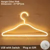 LED Neon Sign Light SMD2835 PVC and Acrylic Hanger Pink White Warm Lights with USB Charging for Indoor House Holiday Lighting Party