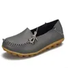 Bekväm och hållbar Casual Women's Singles Mamma Flat Peas Shoes Nurse Lace-up Tendon Low-Top Shoe Stor storlek 35-44