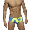 Mens utskrift underbyxor sexig låg midja simma trunkar manlig simning boxare briefs strand slitage surf shorts snabb torr badkläder badning