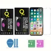 İPhone 13mini Pro Max 9D Telefon Ekran Koruyucu Tutkal Temperli Cam 12 11 XR XS 5 6 7 8 Artı Filmi 0.33mm Remium Patlama Toukh Kalkanı Guard Kapak Kağıt Kutusu ile