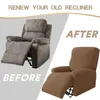 Polar Flece Recliner Cover Split Relax All-Inclusive Lazy Boy Chooth Lounger Одноместный Диван Диван Кличков Кресло S 220225