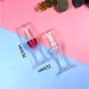 5ml ny klar röd vin kopp läppglansrör kosmetisk plast lipgloss förpackning behållare grossistgood qty