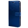 Telefonfodral med Buckle Flip Card Slot Wallet Stand Pu Leather Case Cover för iPhone15 14 13 12 11 Pro Max XS XR 5 6 7 8 Samsung S21 S20 S10 S8 Obs 10 Plus