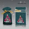 Confezione regalo di lusso Borsa regalo di Natale borse con coulisse in nastro di design Ping An pacchetto di regali di fruttosio 8 stili di alta qualità buona n