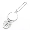 100Pcs sublimation car ornament decorations angel wings shape blank hot transfer printing consumables supplies Double-Sided Hanger Pendant Jewelry For Women