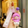 Cartoon Keychain Key Buckle Bag Car Handmade Keychains Man Woman Loves Purse Bags Silica Gel Japanese Cherry Blossom Girl Doll Pendant Accessories YSK0300-0301