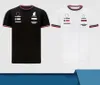 2 renkli F1-2021 yarış ekibi spor kısa kollu tişört kısa kollu polyester hızlı kurutma özelleştirilebilir