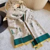 Mooie warme comfortabele elegante dames sjaal bladeren patroon wol shawl maat 180 * 70cm