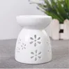 Incense Burner Delicate Ceramic Fragrance Lamps Fashion Hollowed Out Aroma Stove Candle Oil Furnace Home Decor dd979