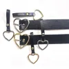 Ceinture Femme Fashion Woman Designer Belt Korean Style Ulzzang Harajuku Solid Black Pu Love Buckle Belt Women High Quality