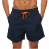 Mayo Erkekler Maillot De Bain Yüzme Şortları Düz ​​Renk Kısa Plaj Giyim Brifs Erkek Hızlı Kuru Yüzme Sandıkları Artı Boyut M-4XL306S