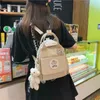 Piccolo mini zaino in tela impermeabile stile coreano per le donne Borsa da viaggio zaino da viaggio moda per borsa a tracolla Tennage Girl 210922