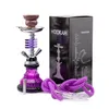 Hookah Bong Oil DAB Rigvattenrör 11 tums akryluppsättning Cool Skönhet Rökning Tillbehör Dubbelrör Hookahs för bar