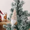 Gnomo gnomo decorações de árvore de Natal artesanal tomte sueco xmas boneca ornamentos decoração home jja9437