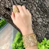 Kolczyki Naszyjnik Soramoore Luksusowy Dubai Oświadczenie Bangle Pierścień Zestawy Biżuteria Dla Noble Women Bridal Wedding Party Zestaw Biżuterii