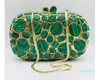 Designer-Evening Bags Women Crystal Prom Clutch Purse Luxury Green Diamond Bag 2021 Est Chain Clutches Gift
