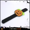 Toy Halloween Plush Pat Hand Circle Slap Bracelet Party Decoratie Bat Pumpkin Ghost Series Clap Toy Bangle8828250